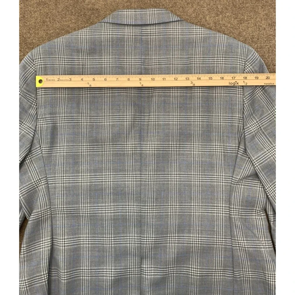 Brooks Brothers Blazer Mens 40S Fitzgerald Wool Plaid Check Jacket Sportcoat